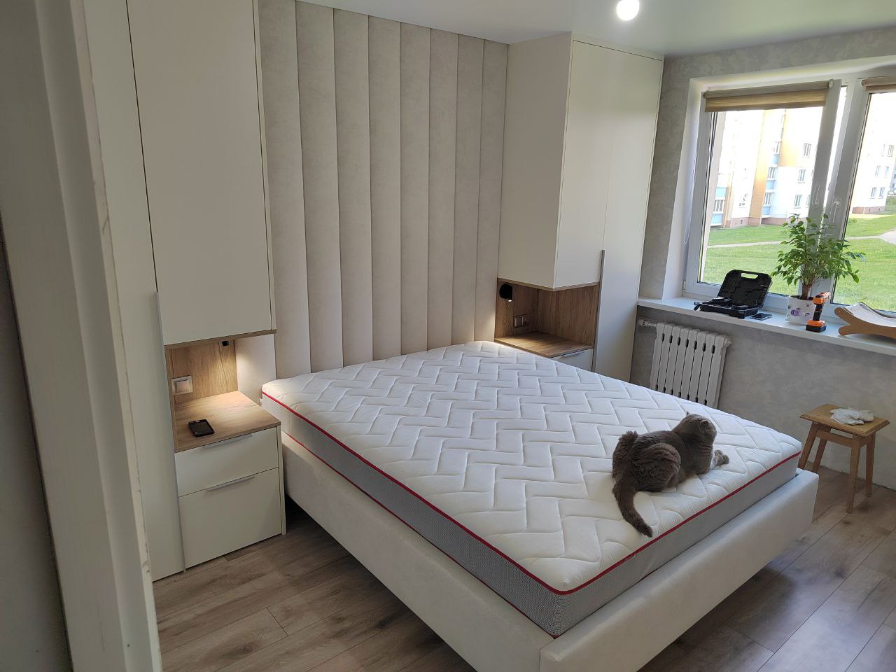 Кровать - парящая панель